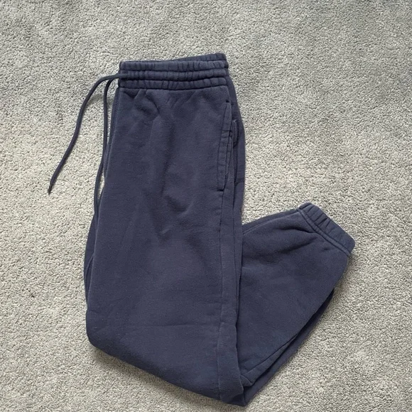 Navy Blue Jogger Pants - Picture 1 of 3